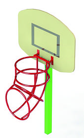 Баскетбольна стійка для дітей з ОФП SiverSport KID1104