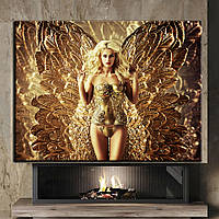 Дизайнерська картина - Золотий ангел - 30х40 см