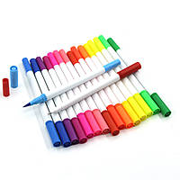 Набор двусторонних маркеров Worison FineLiner / Brush Markers Pens 60 цветов (WN-002/60)