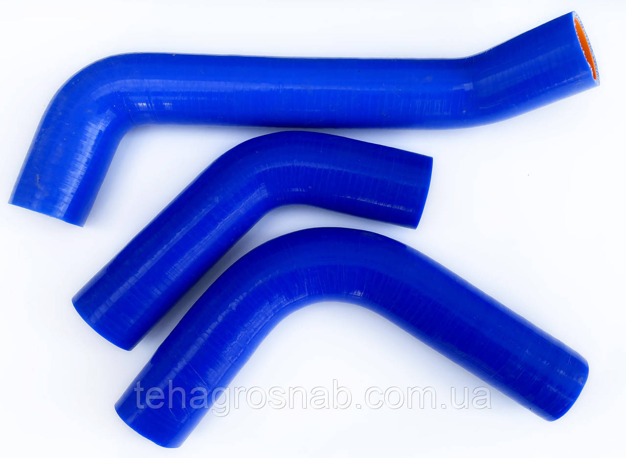 Патрубок радіатору ГАЗ 3302 дв.4216 (компл. 3 шт. силікон) 2752-1303025-10 33023-1303010 330242-1303010