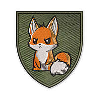Шеврон, нашивка ЛИСИЦЯ з липучкою