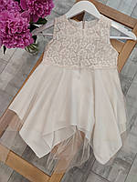 Нарядное белое платье для девочки 3-5 лет. размер 98,104,110 (100,110,120)