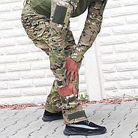 Форма убакс літня тактична мультикам РІП СТОП кофта ЗСУ з налокотниками та штани військові, розмір 46-66, фото 4