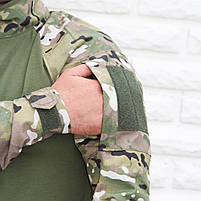 Форма убакс літня тактична мультикам РІП СТОП кофта ЗСУ з налокотниками та штани військові, розмір 46-66, фото 5