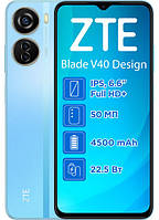 Смартфон ZTE Blade V40 Design 6/128GB Blue UA UCRF Гарантия 12 месяцев