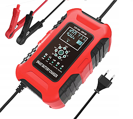 Зарядний пристрій Foxsur 10А для акумуляторів літієвих, LiFePo4, GEL, AGM 12В / 24В з функцією відновлення