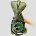 Тактичний гідратор для води на 2л, Aotu, Олива / Питна система / Гідратор з трубкою в рюкзак, фото 5