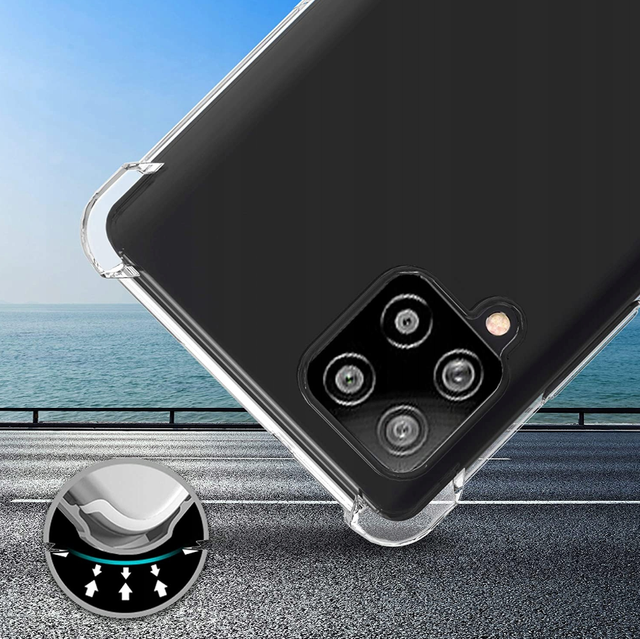 Противоударный прозрачный чехол для Samsung Galaxy A42 5G (SM-A426B) Противоударный прозрачный чехол для Samsung Galaxy A42 5G (SM-A426B)