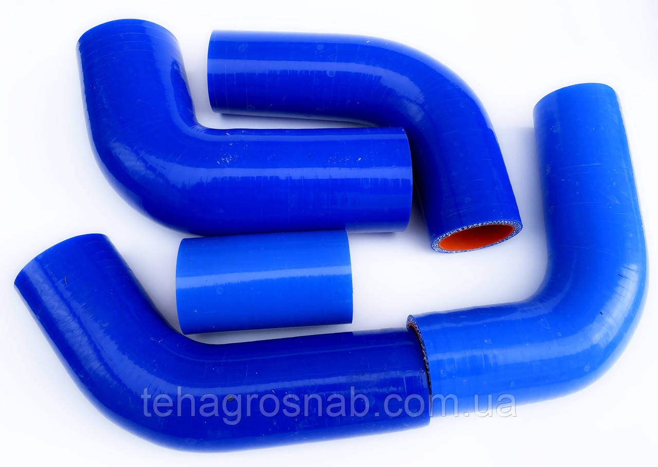 Патрубок радіатору ГАЗель 33021,2752 дв.405 (5 шт. силікон) 3302-1303000-02 405-1303000 3302-1303000