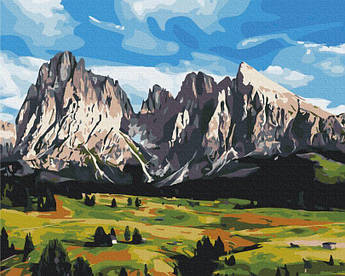 Картина за номерами Гірський краєвид (BS52882) 40 х 50 см BrushMe
