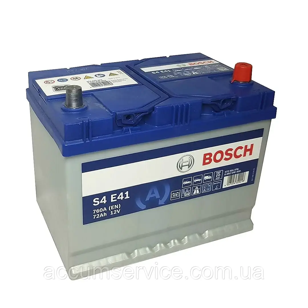 Акумулятор BOSCH ASIA EFB S4 0092S4E410 72 Ач