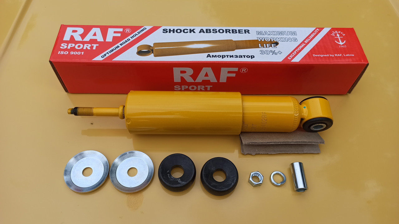Амортизатор 2101, 2102, 2103, 2104, 2105, 2106, 2107 RAF Sport передній оливний (1 шт.)