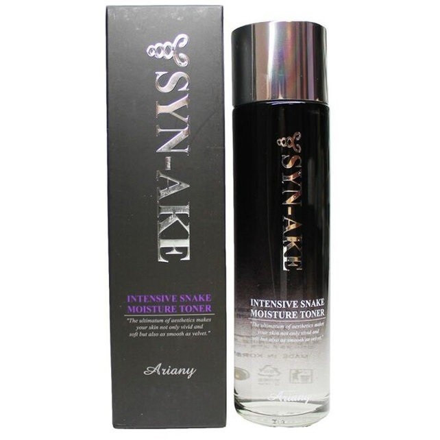 Антивіковий тонер для обличчя з екстрактом зміїної отрути Ariany Syn-Ake Intensive Snake Moisture Toner 150 мл