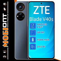 Смартфон ZTE Blade V40S 6/128Gb Black UA UCRF