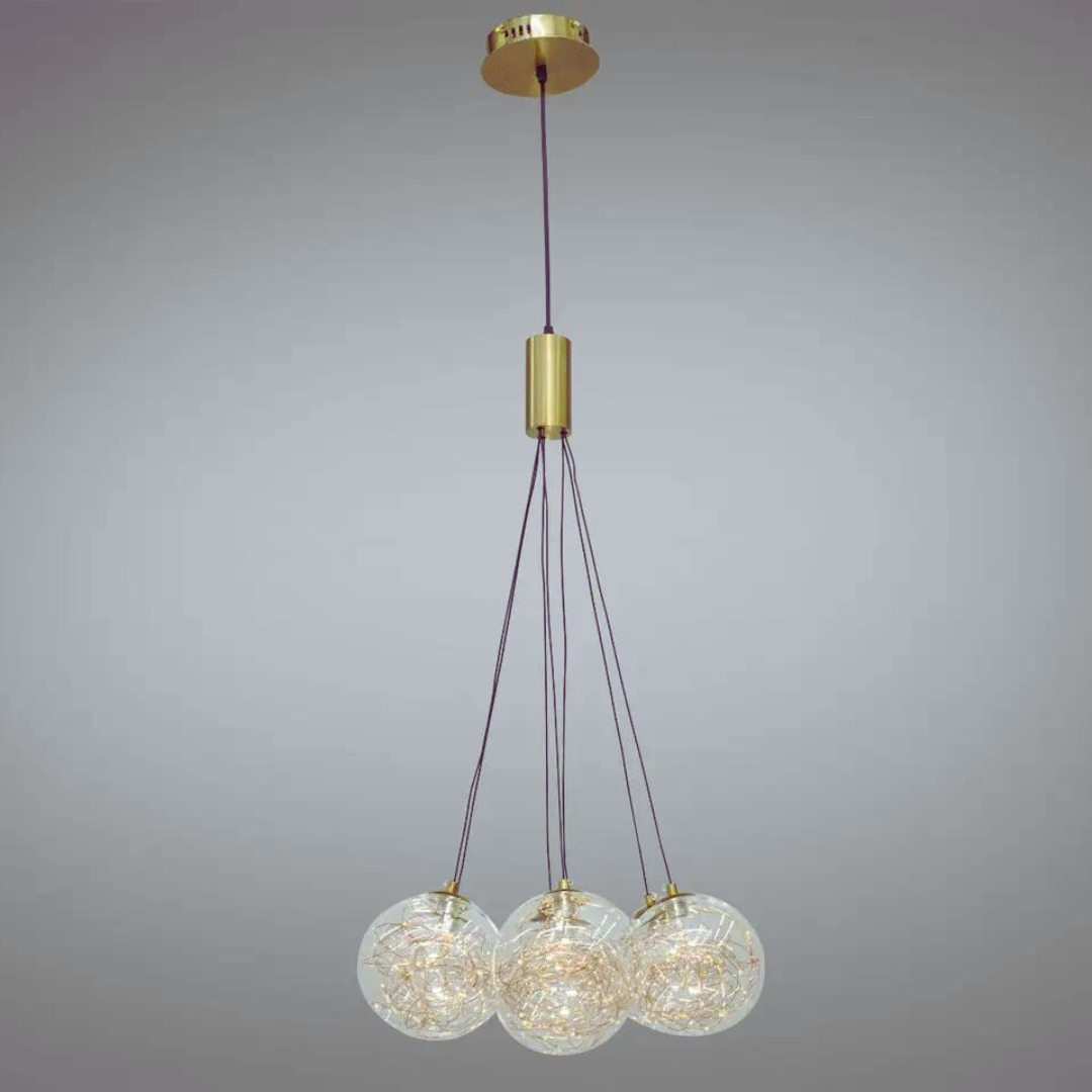 Світильник лед кульки Diasha 32W до 8 м² колір Хром H8001/7HR, фото 1