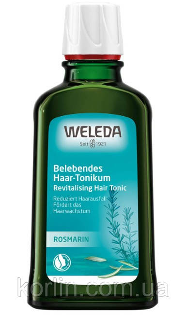 Weleda Зміцнювальний тонік для росту волосся з розмарином Belebendes Haar-Tonikum 100 мл.