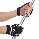 Рукавиці для фітнесу рукавички спортивні SP-Sport 307 розмір XL Black-Grey-Orange, фото 7