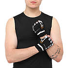 Рукавиці для фітнесу рукавички спортивні SP-Sport 307 розмір XL Black-Grey-Orange, фото 9