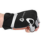 Рукавиці для фітнесу рукавички спортивні SP-Sport 307 розмір XL Black-Grey-Orange, фото 4