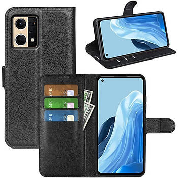 Чохол-книжка Litchie Wallet для Oppo Reno 7 4G / F21 Pro 4G Black