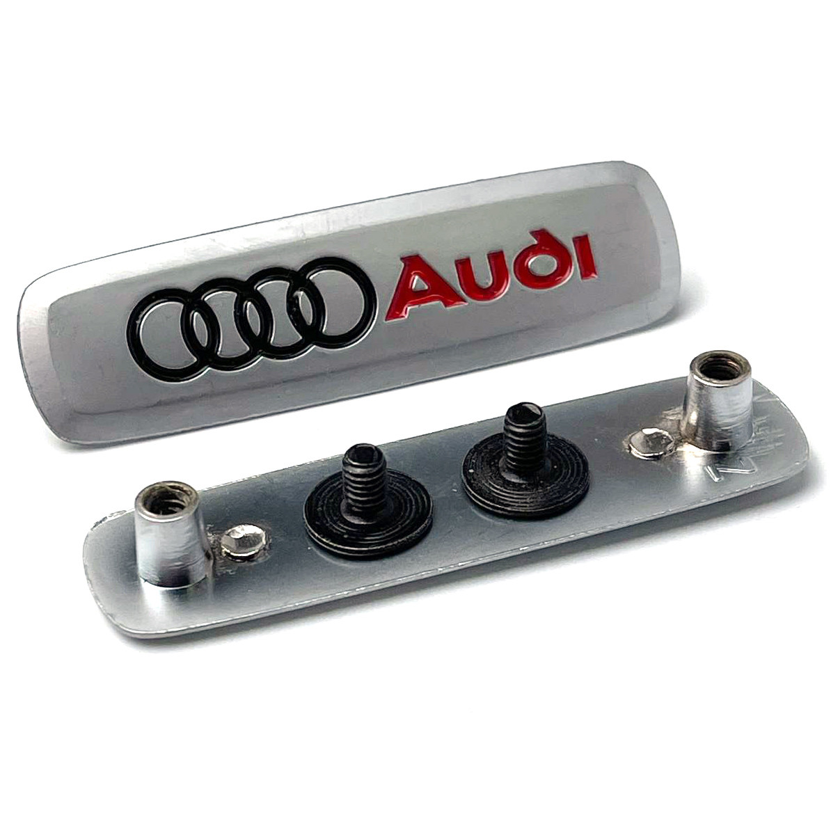 Емблема шильдик Audi для автомобільних килимків Алюміній 1 шт., фото 1