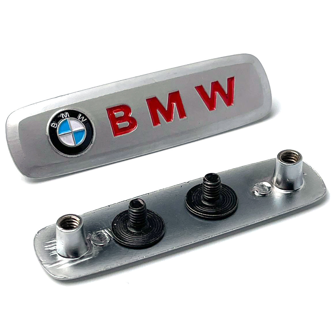 Емблема шильдик BMW для автомобільних килимків Алюміній 1 шт., фото 1