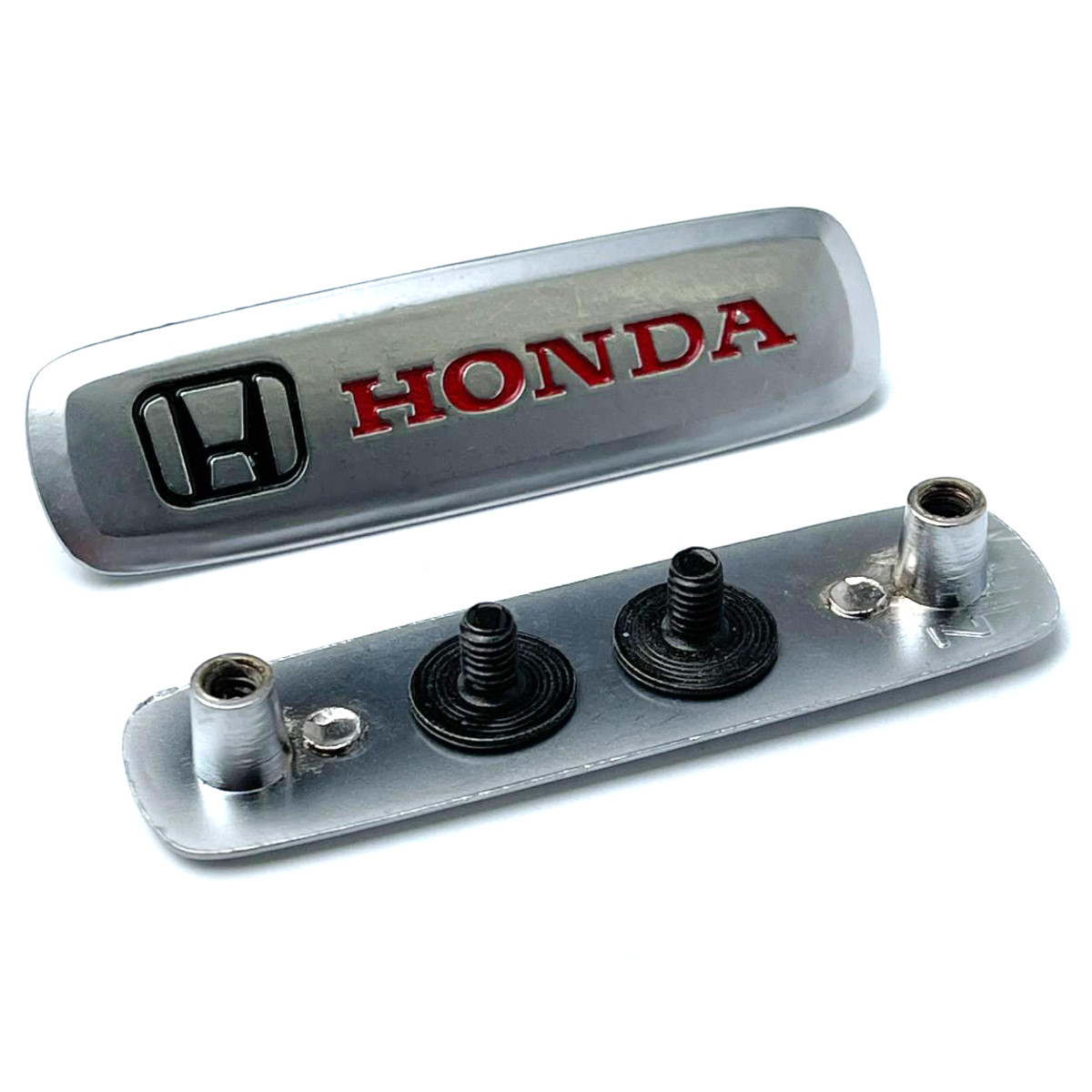Емблема-шильдик Honda для автомобільних килимків Алюміній 1 шт., фото 1