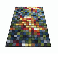Дитячий килим з яскравими квадратиками Kolibri 11161/130 розмір 120х170, фото 2