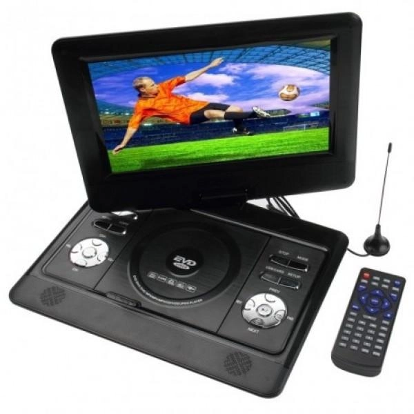 Портативний DVD-програвач Portable NS-1129 поворотний екран 13,8 дюймів вбудований TV і FM-тюнер