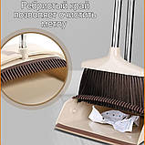 Віник та совок для прибирання в наборі щітка для підлоги з довгою ручкою та совком, фото 7