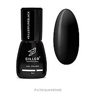 SILLER Pure Black Гель лак, 8 мл