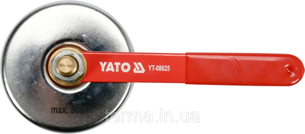 МАГНІТНИЙ ЗАТИСКАЧ МАСИ ДЛЯ ЗВАРЮВАННЯ YATO 85 ММ 7 КГ ДЛЯ СТРУМУ 500 А