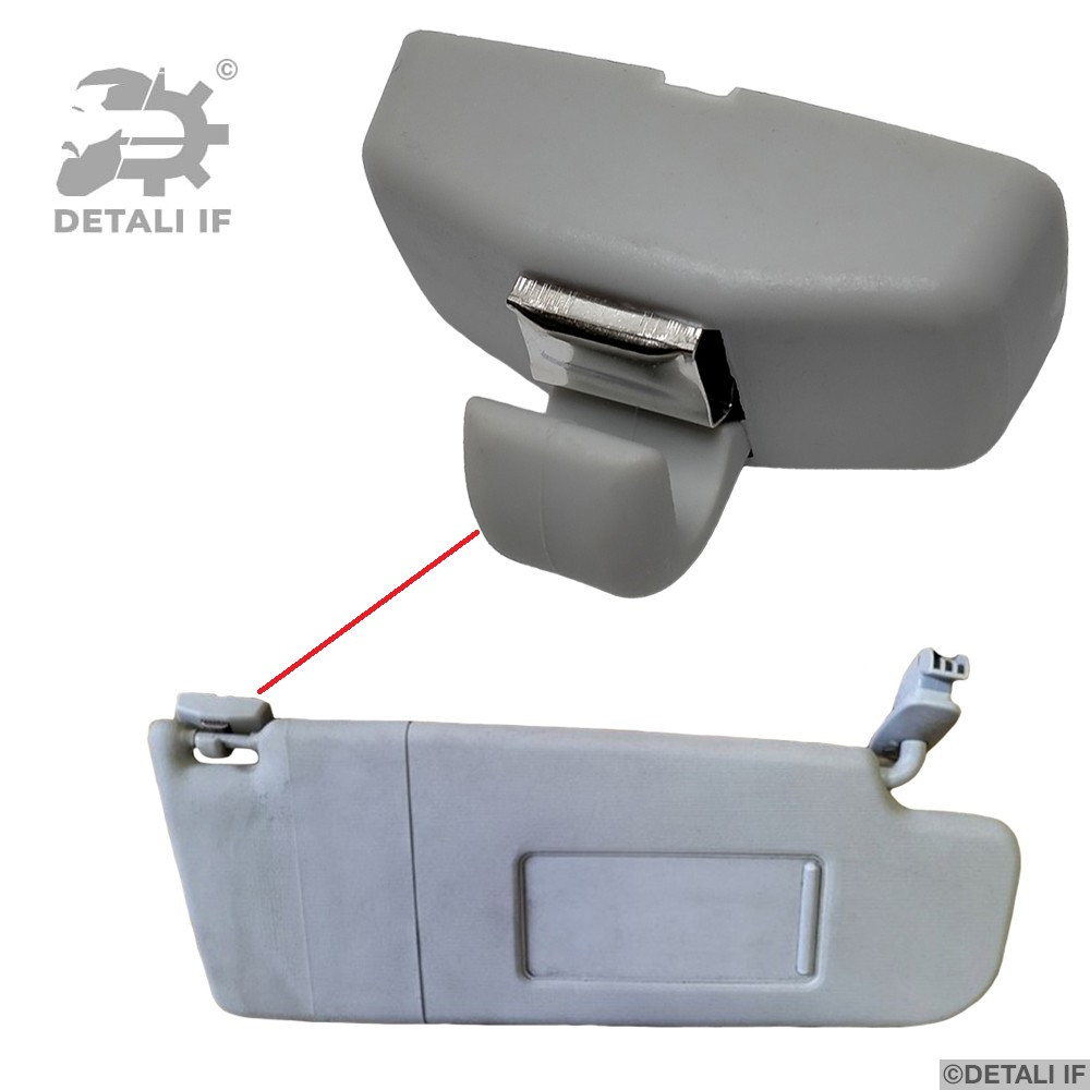 Golf 4 Кріплення фіксатор козирька Volkswagen 3B0857561B 1Z0857561B 3B0857561BY20