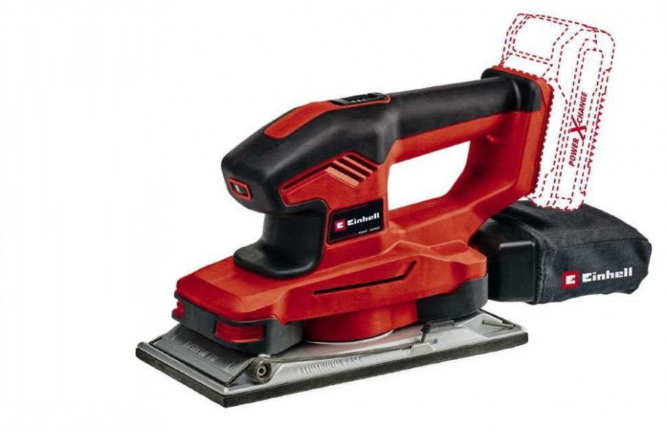 Шліфмашина вібраційна акумуляторна 18В 230*115мм Einhell X-Change TE-OS 18/230 Li Solo Тушка