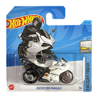 Машинка Базова Hot Wheels Ducati Ducati 1199 Panigale Treasure Hunts Factory Fresh 1:64 HKL05 White 1шт