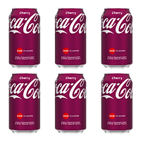 Набір Напій Coca-Cola Cherry 330ml 6шт