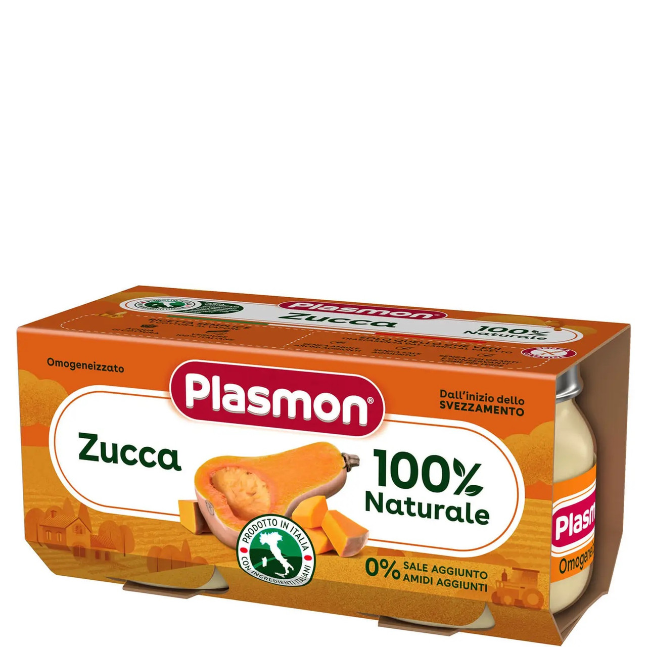Пюре овочеве  «Гарбуз» Plasmon 160г (2бан.*80г)