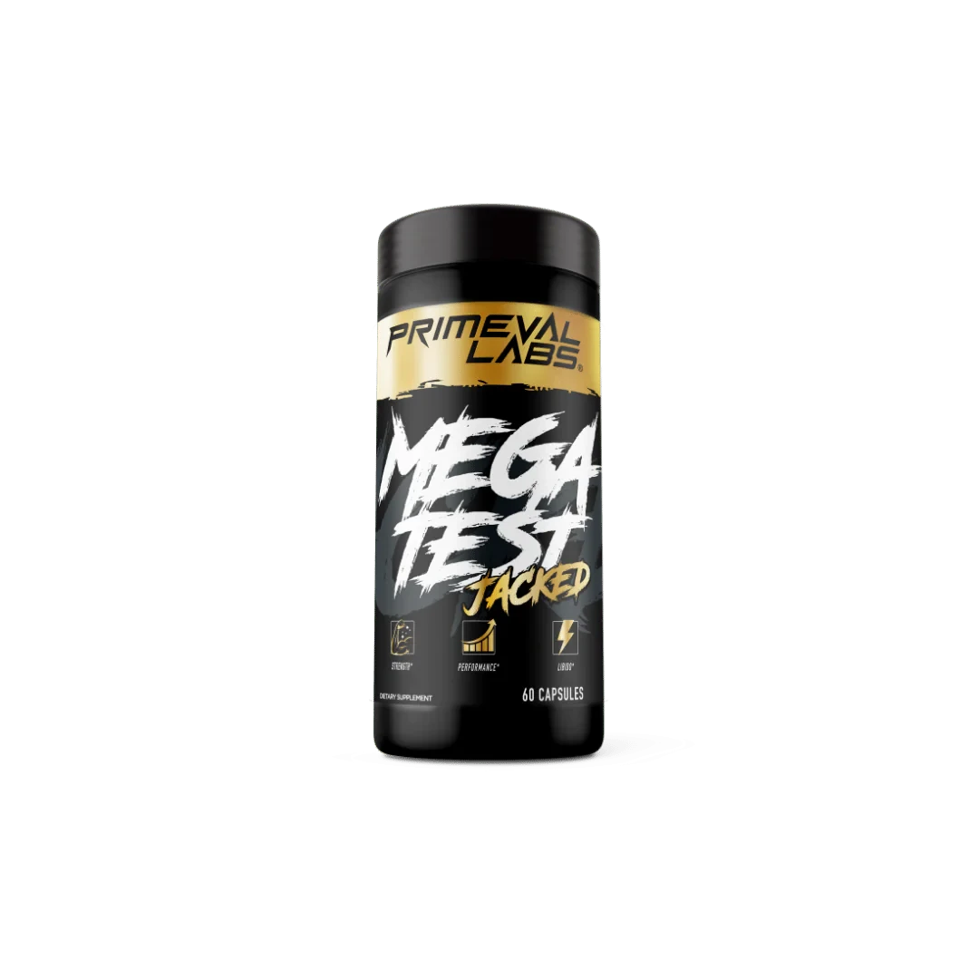 (уцінка термін по 3,25) Бустер тестостерону Primeval Labs Mega Test Jacked 60 капс.