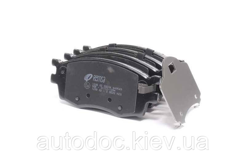 Колодка гальм. диск. HYUNDAI ACCENT, KIA RIO II передн. (вир-во REMSA), арт.1208.02