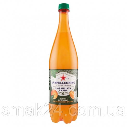 Напій безалкогольний апельсиновий Sanpellegrino L'Aranciata 1.25 л Італія