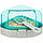 Trixie TX-6256 Кутовий туалет з лопаткою для хом'яка Trixie з кришкою, пластик, 14х8х11 см Кольори в асортименті, фото 4