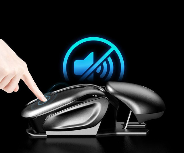 Бездротова миша Hoco DI43 Silver акумуляторна Бездротова миша Hoco DI43 Silver акумуляторна