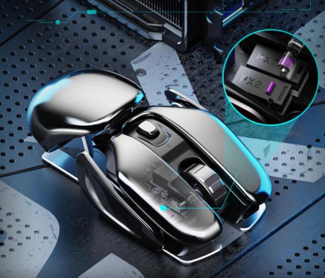 Бездротова миша Hoco DI43 Silver акумуляторна Бездротова миша Hoco DI43 Silver акумуляторна