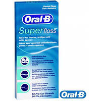 Зубная нить ORAL-B Super Floss, 50 м