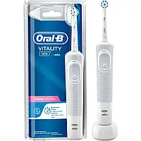 Электрическая зубная щетка Braun Oral-B Vitality 100 Sensi Ultrathin White
