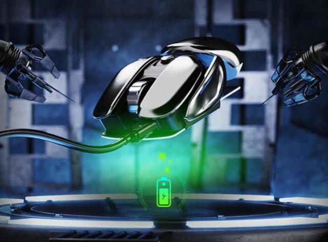 Бездротова миша Hoco DI43 Silver акумуляторна Бездротова миша Hoco DI43 Silver акумуляторна