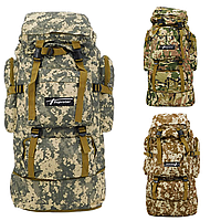 Рюкзак военный 100 литров пиксель тактический армейский походный универсальный мужской рюкзак ВСУ