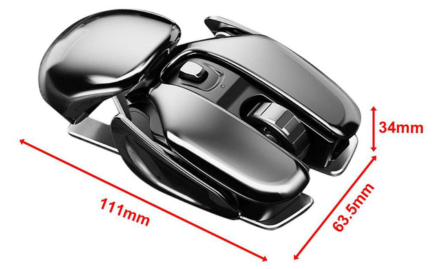 Бездротова миша Hoco DI43 Silver акумуляторна Бездротова миша Hoco DI43 Silver акумуляторна