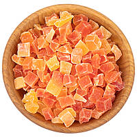 Папайя цукат кубики оранжевые 1 кг