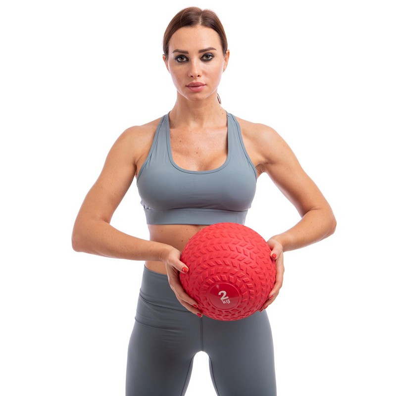 Мяч медицинский слэмбол для кроссфита Record SLAM BALL FI-5729-2 2кг красный - фото 5 - id-p1135312354